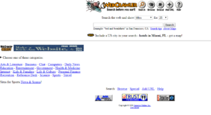 WebCrawler in 1996